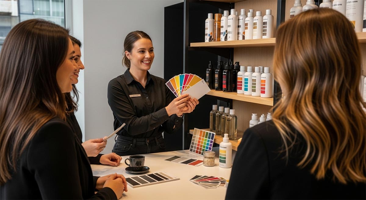 Merkherkenning kleurgebruik winkel